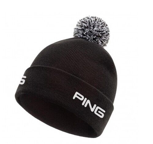 Ping Classic Bobble Golf Hat - Black Ping Classic Bobble Golf Hat - Black