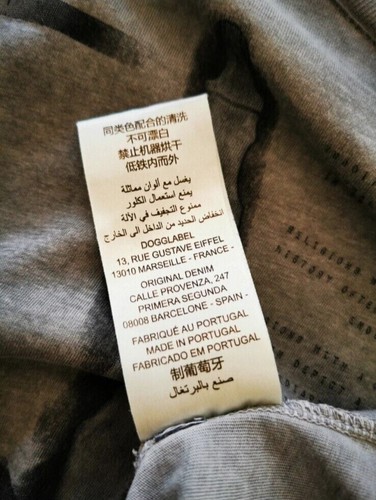 ⭐ T shirt JAPAN RAGS size XS color gray 100% cotton ⭐ - Picture 3 of 5