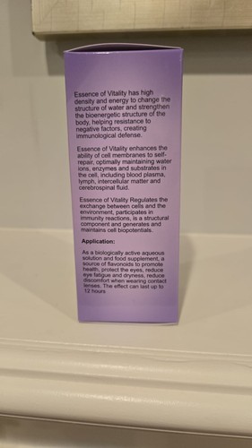 Essence of Vitality Concentrated Hydro Plasma WATER for Healing & Rejuvenation - Picture 3 of 6