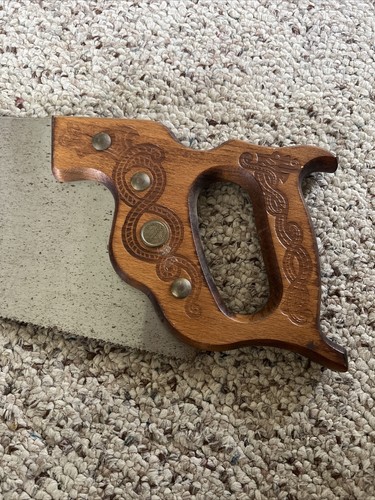 26" SANDVIK TRADITION SERPENT HANDLE # 277 9T/10P HAND SAW Swedish Quality Steel - Picture 3 of 8