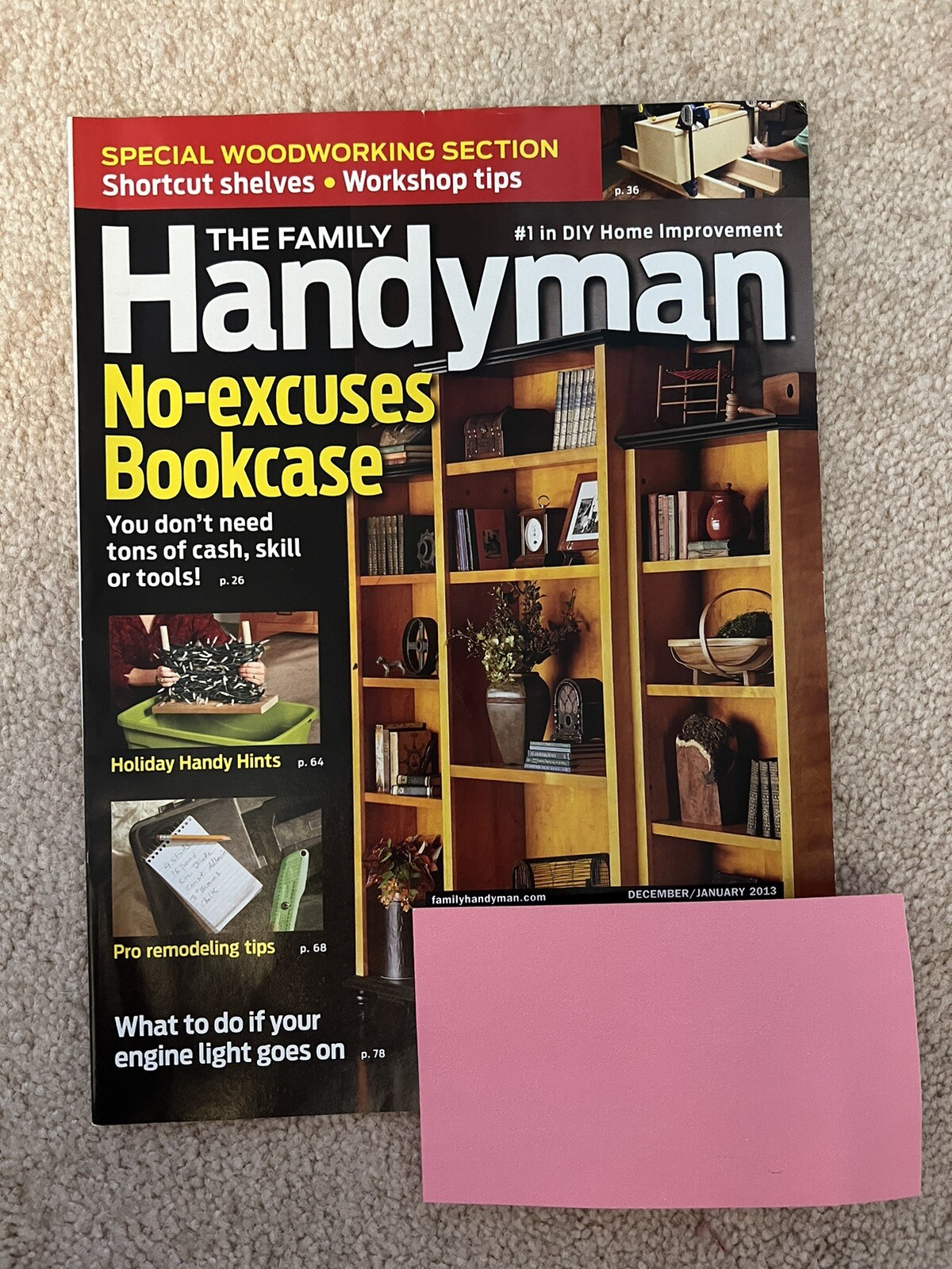 Magazine - FAMILY HANDYMAN - Dec/Jan 2013 - Bookcases