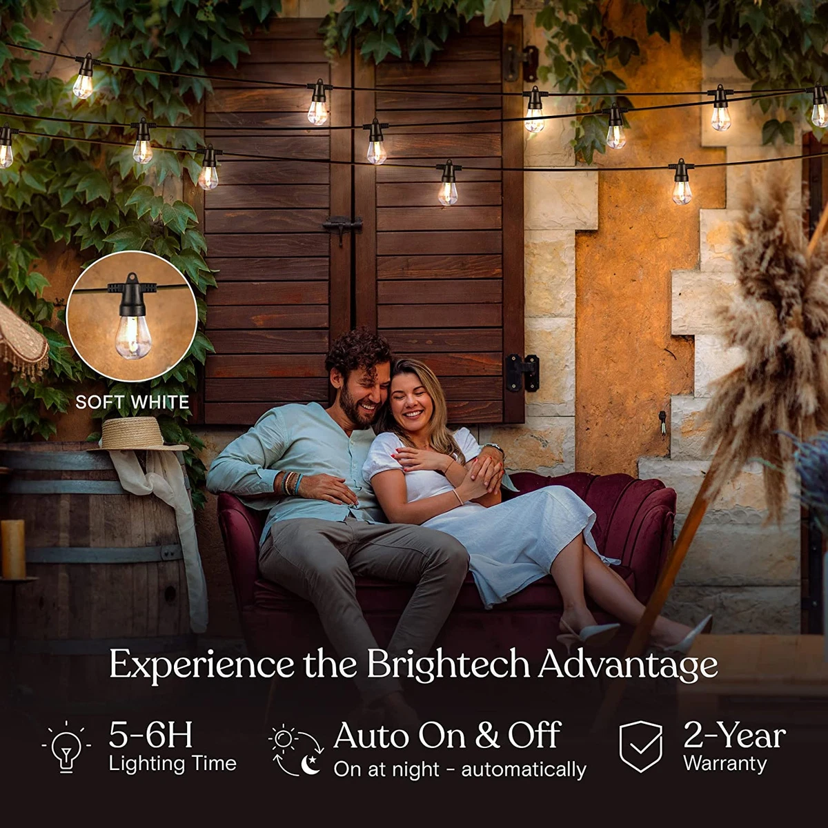 Brightech solar cheap string lights