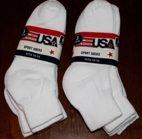 White Unisex Camping & Hiking Socks for Kids