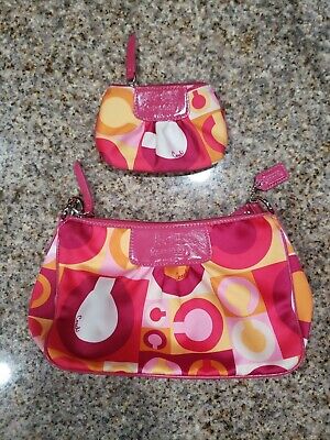 Coach Edition Valentines Day Scarf Print Mini Tote w/ Coin Coach Edition Valentines Day Scarf Print Mini Tote w/ Coin