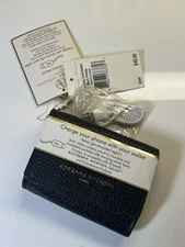 Adrienne Vittadini Charging Wallet Wristlet Power bank USB Cord Black New
