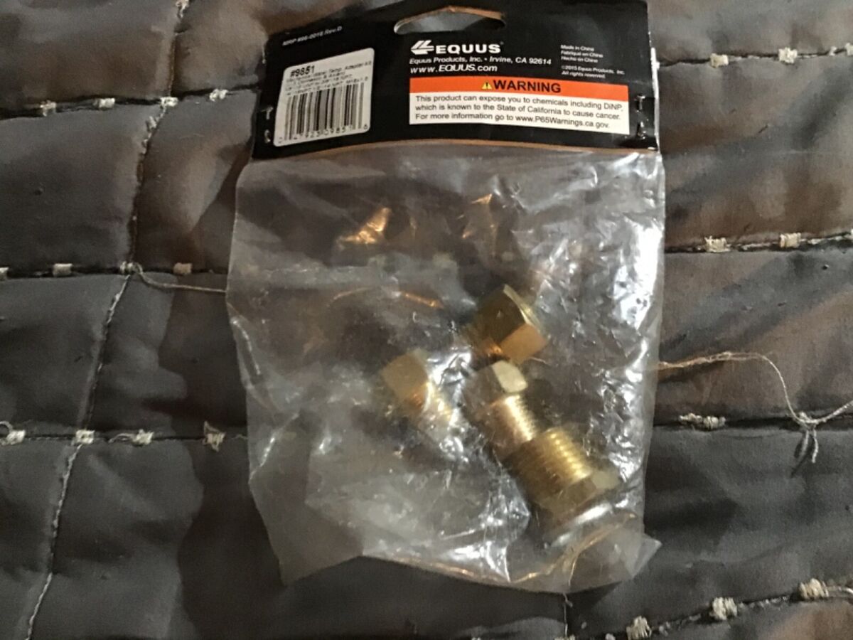 Equus Mechanical Water Temp Adapter Kit E9851 - U.S. Domestic & Euro Equus Mechanical Water Temp Adapter Kit E9851 - U.S. Domestic & Euro