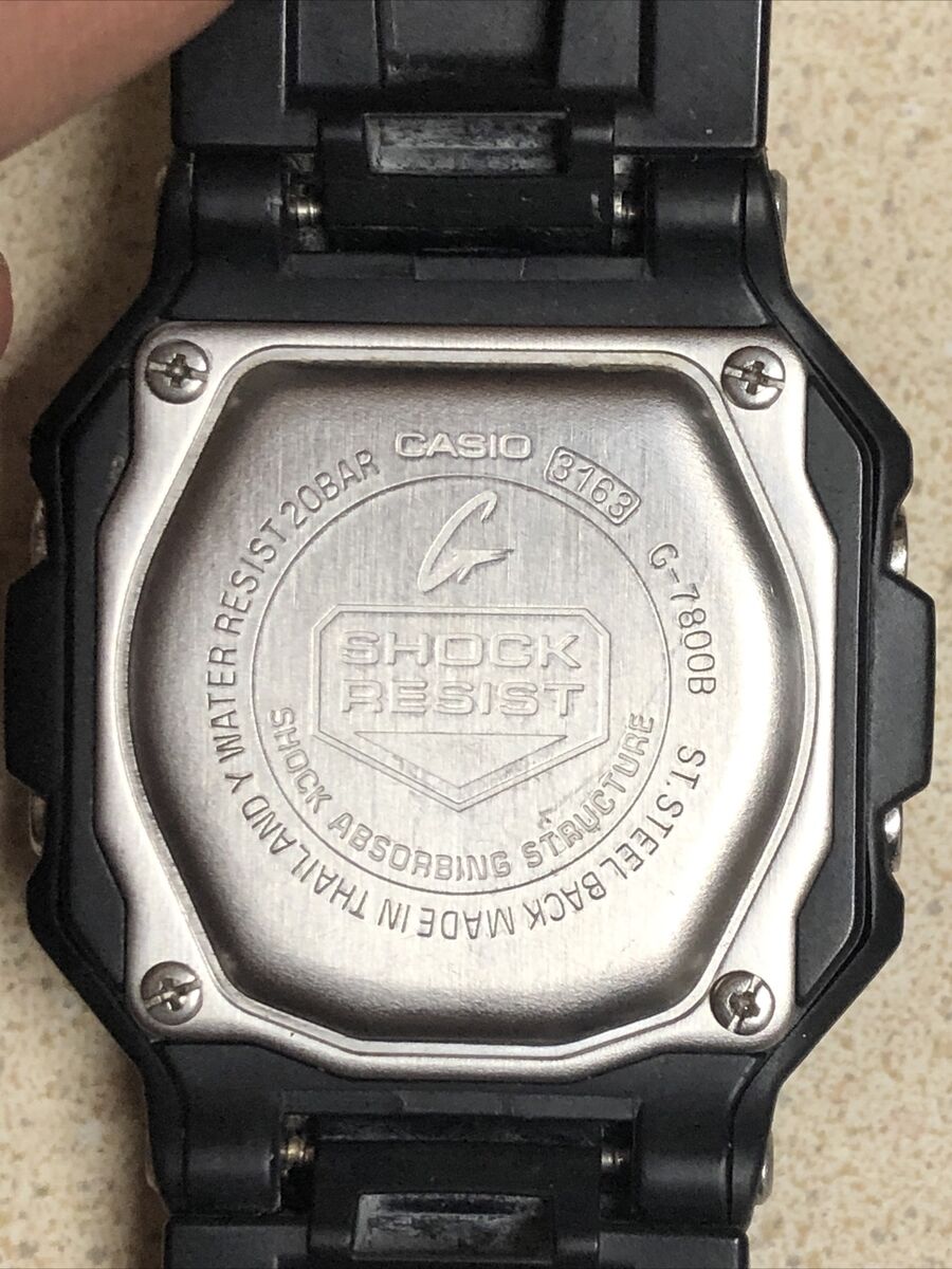 RARE Casio G-Shock G-7800B Digital Chronograph Watch - Very RARE Casio G-Shock G-7800B Digital Chronograph Watch - Very