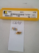 5 NEW KENNAMETAL NG 2041L TOP NOTCH CARBIDE INSERTS GRADE KC730. USA MADE (U698)