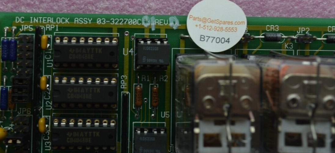 03-322700C / PCB ASSY DC INTERLOCK BOARD / ASM AMERICA INC | eBay