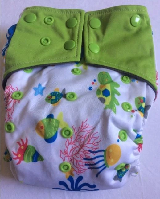 Lote de 12 piezas Happy Flaute reutilizable AIO carbón bambú tela pañal cubierta Foto 3 de 4