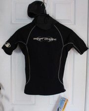 New Men's Body Glove Wetsuit InsoTherm Ti-Si Hooded Surf Shirt Size S - BNWT
