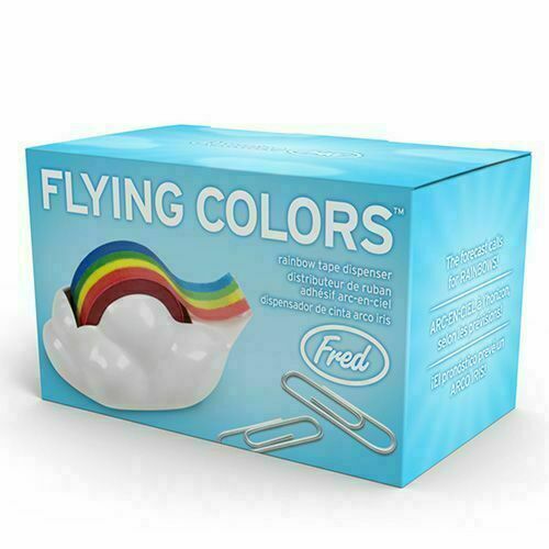 Wholesale Job Lot 48 x Genuine Fred FLYING COLORS Rainbow Tape Cloud Dispenser Świetne oferty