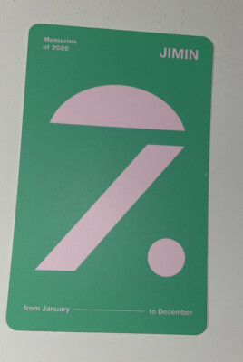 BTS Memories of 2020【DVD】JIMIN Official BTS Jimin Memories 2020 DVD Photocard PC | eBay UK