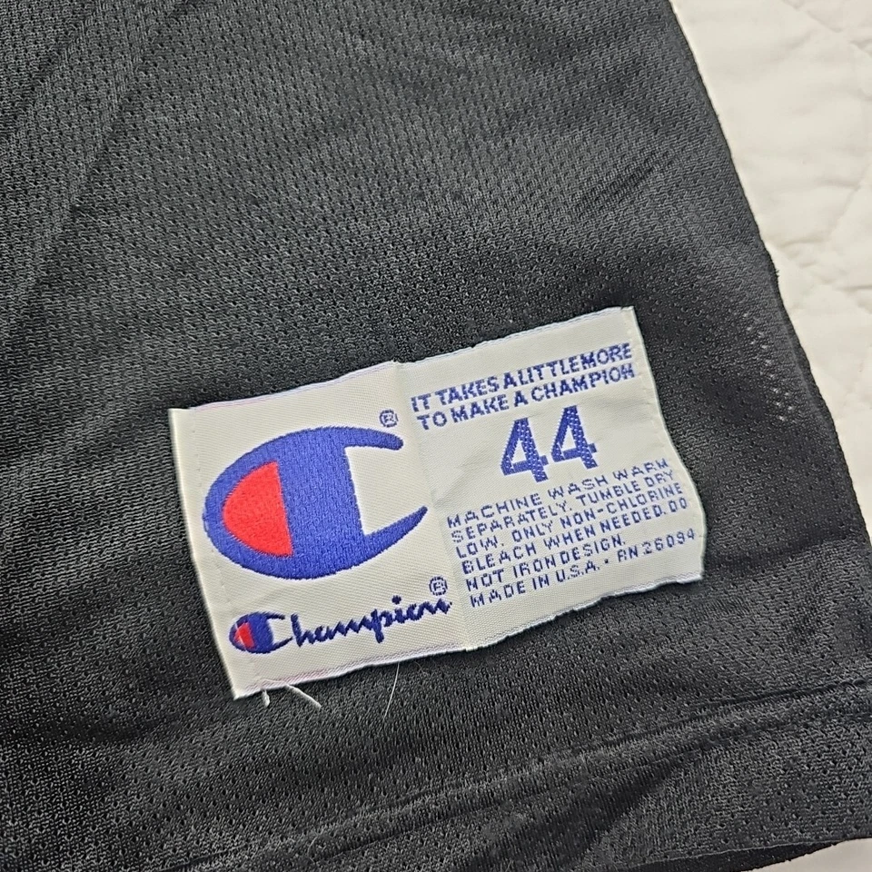 Винтажный NBA Orlando Magic Hardaway 1 размер 44 сделано в США чемпион черный 90-х - Изображение 4 из 4