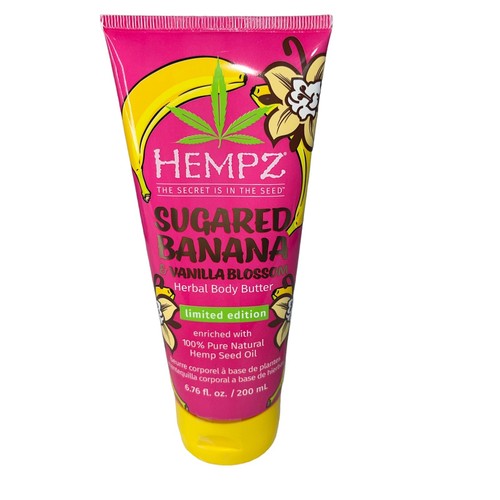 Hempz Sugared Banana & Vanilla Blossom Herbal Body Moisturizer. Limited