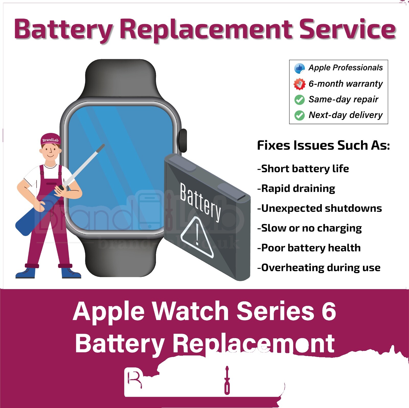 Apple Watch Series Battery UK