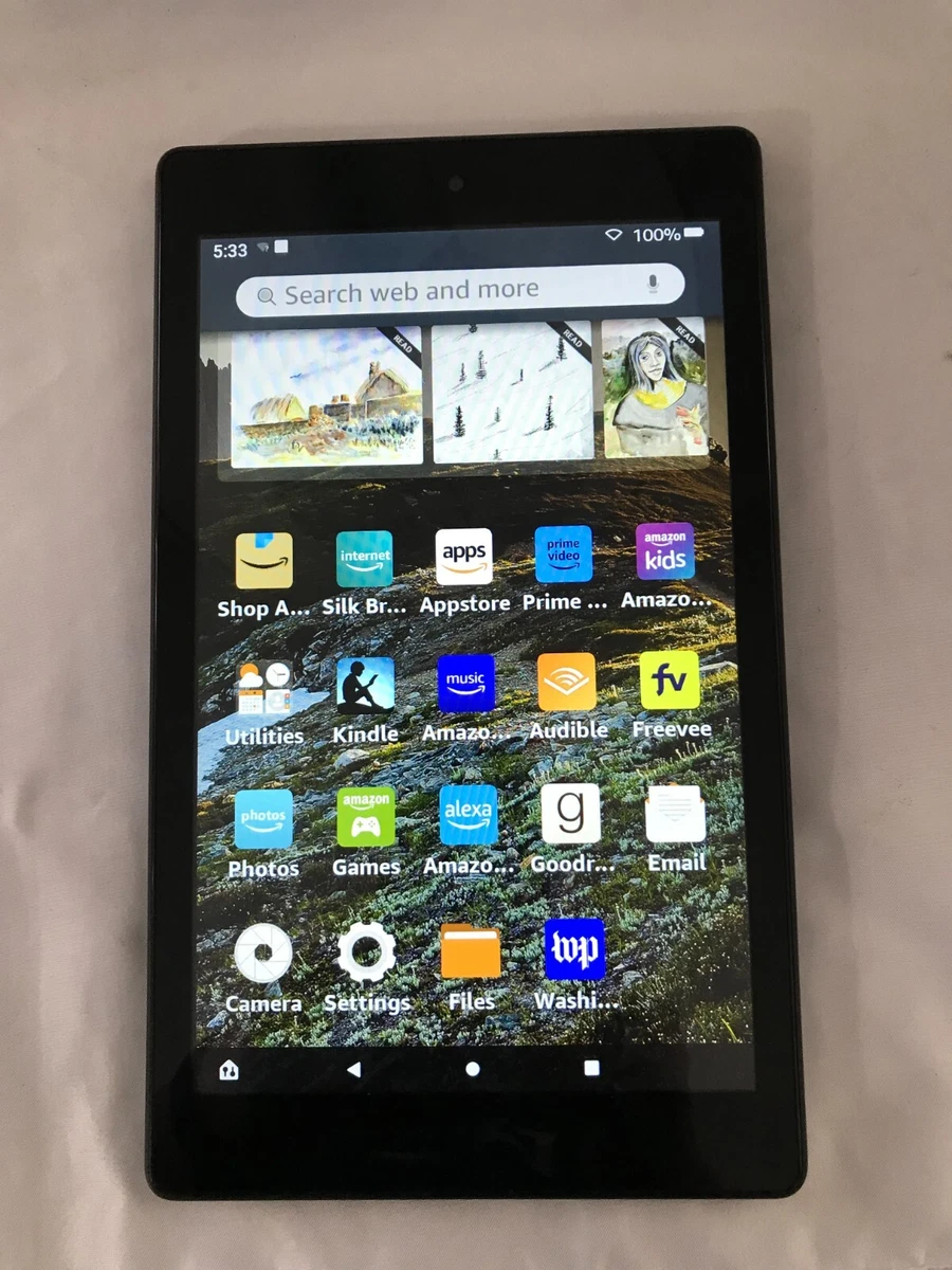 Amazon Kindle (8th Generation) 7 in - 8.9 in Screen Tablets for