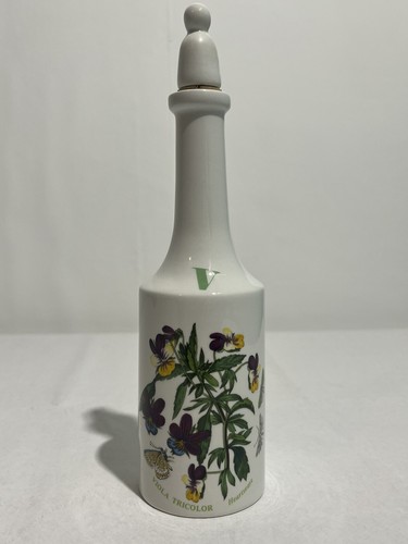 Portmeirion Essigflasche Viola Tricolour Botanical Garden 1972 Susan Ellis Vintage