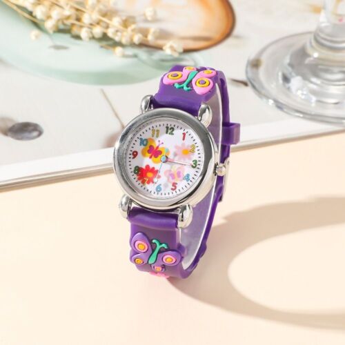 Plastic Watchband Wristwatch Round Wrist Watch Creative Quartz Watch - Picture 10 of 11