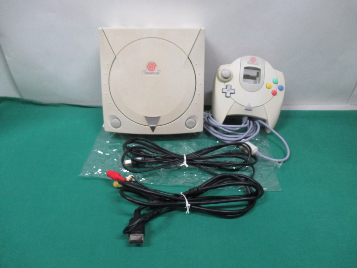 【すぐ遊べるセット】セガ Dreamcast HKT-3000 01-243 Sega Dreamcast DC HKT-3000 Console | NTSC-J (Japan) | White