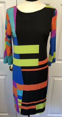 bright shift dress