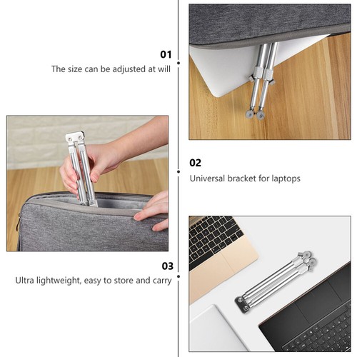Einstellbarer Computerständer Laptopständer Desktop -Laptop -Stand - Afbeelding 8 van 12
