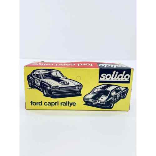 Vtg Solido Ford Capri Rallye Blue 1:43 Diecast Car #26 - Picture 10 of 13