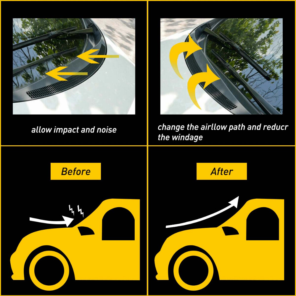 10FT Car Door Trunk Shape Strip H Seal Weather Strip Decoration Edge Accessories