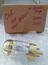 2x GE CAR Projector Lamp 120V 500W 1 NOS, 1 Loose bulb