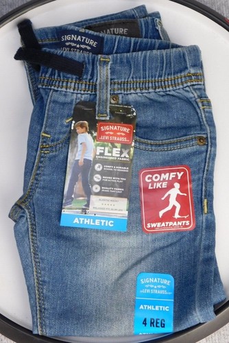 Signature Levi Strauss Flex Jeans Boys Athletic NWT - Picture 3 of 3