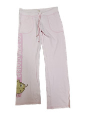 Womens Juniors David  Goliath Pink One Tough Cookie Lounge Sweats Pants