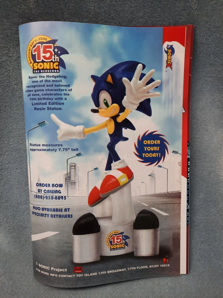 RARE Sonic The Hedgehog 15th Anniversary Limited Edition Statue