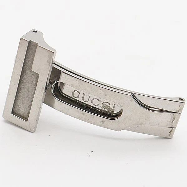 Bracelet montre homme Gucci véritable fermoir boucle en D pièces couleur argent 20 mm