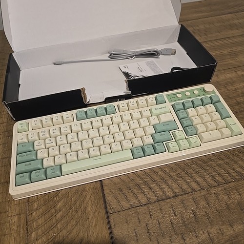 AULA S99 99 KEYS KEYBOARD TRI-MODE BLUETOOTH 2.4GHZ USB-C Gaming - Picture 2 of 3