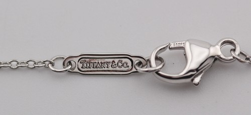 Tiffany & Co. Jazz Pink Sapphire Diamond Platinum Pendant Necklace - Picture 10 of 10