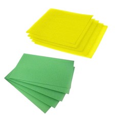 10 Pcs Doublures de Tiroir Réfrigérateur Réutilisables avec Technique d'Absor