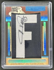 2006 National Treasures Vernon Davis Rookie Auto Letters #/80 49ers