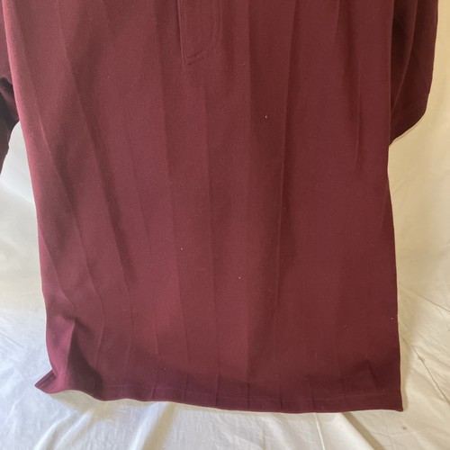 Vtg 1997 Greg Norman Mens Polo Shirt Maroon Purple XL 100% Cotton NWT Free Ship - Picture 3 of 12