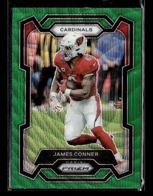 2023 Panini Prizm #5 James Conner Green Wave Arizona Cardinals