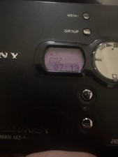Sony Net MD Walkman MZ-NE410 MDLP Black MiniDisc Player - PERFECT WORKING.