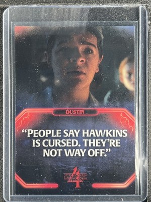 People Say Hawkins Is Cursed... - 2023 Zerocool Stranger Things - Quotes