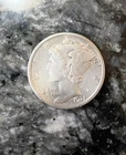 1921-D Denver Mint Silver Mercury Dime Fine Very Fine F/VF
