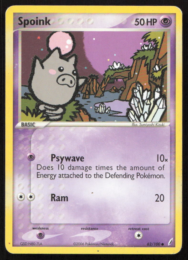 NM Spoink Normal Crystal Guardians 62/100