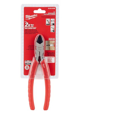 Milwaukee Tool 48-22-6108 8 In Diagonal Cutting Plier Flush Cut Uninsulated