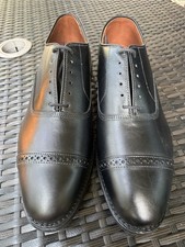 NEW Allen Edmonds "Fifth Avenue" Cap-Toe Oxfords 9.5 D Black Dainite Soles