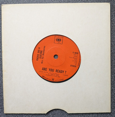 Pacific Gas & Electric   Are You Ready? (1970 VG 7'' Vinyl)