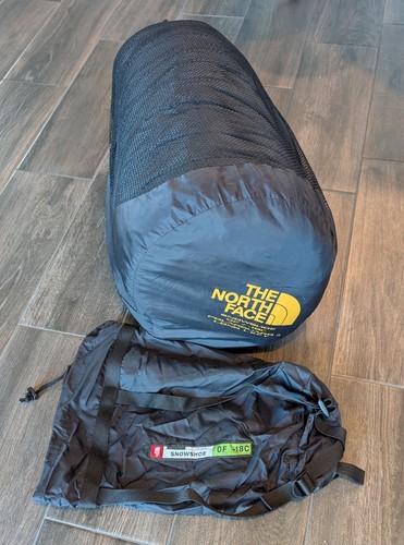 The North Face Snowshoe Sleeping Bag 0F -18C Green Black Mummy Long Left 90x35" - Picture 8 of 8