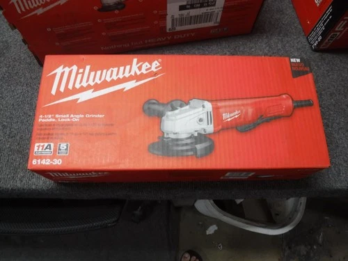 *NEW* Milwaukee 11 Amp Corded 4-1/2" Angle Grinder with Paddle Switch 6142-30