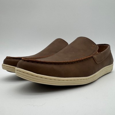 IZOD Seapoint Tan Slip On Casual Loafers Men's Size 10.5 New With Box