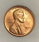 1958 D BUnc Lincoln Wheat Cent  Filled 9 Error #0720